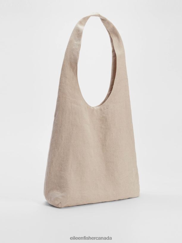 EILEEN FISHER Organic Linen Shopper Tote Women UNDYED NATURAL Accessories 024FN1139