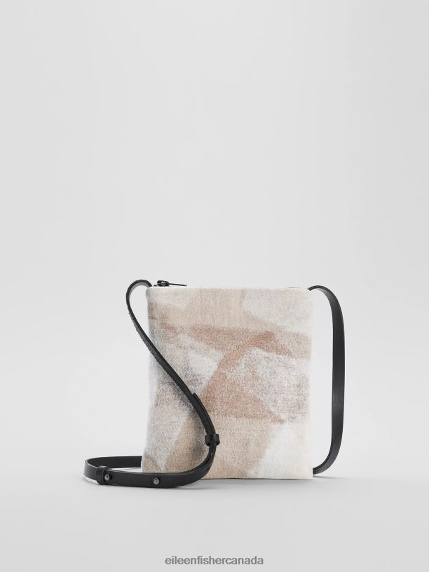 EILEEN FISHER Waste No More Crossbody Bag Slim Fit Women BONE Accessories 024FN1150