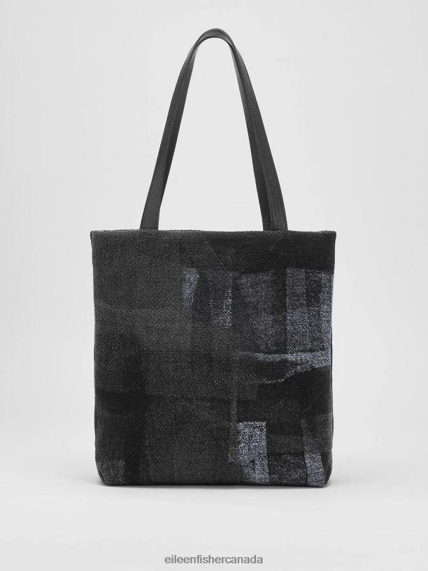 EILEEN FISHER Waste No More Felted Tote Women CHARCOAL Accessories 024FN1166