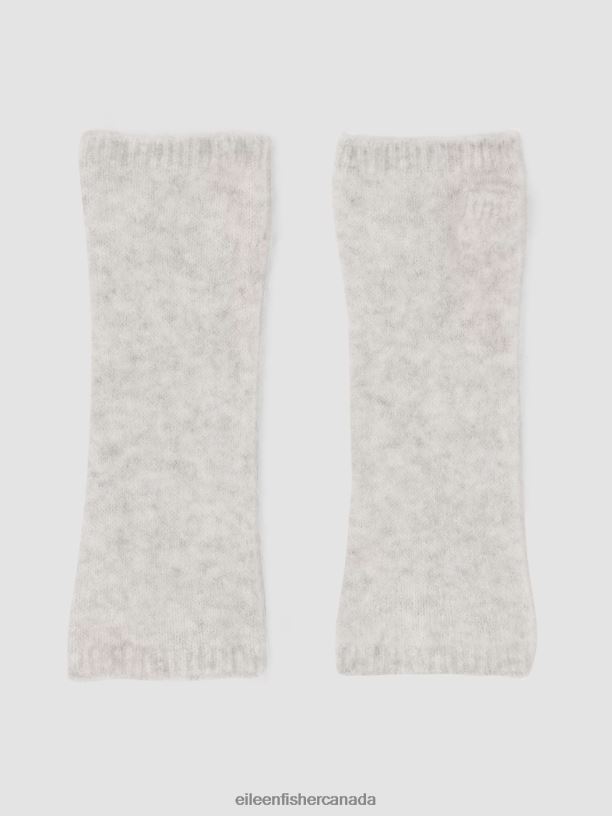 EILEEN FISHER Cashmere Silk Bliss Glovelettes Women PEARL Accessories 024FN1116