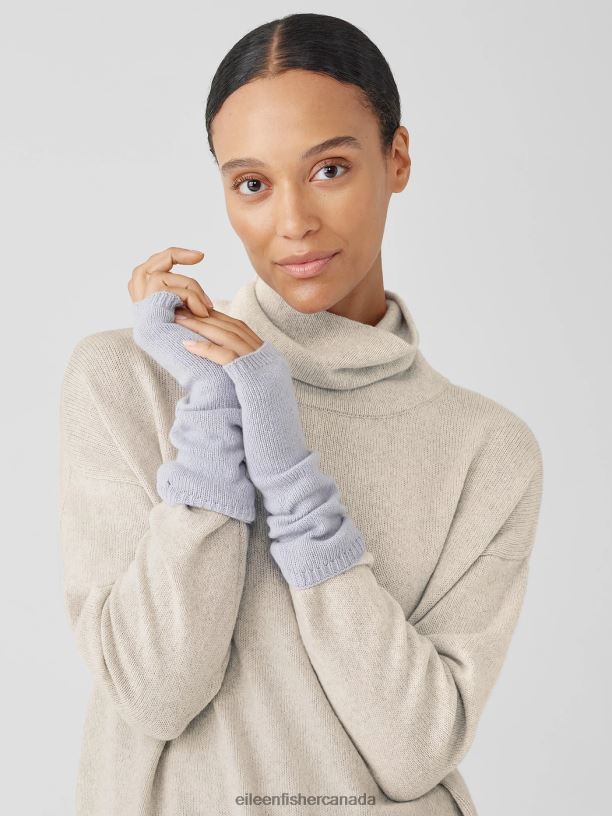 EILEEN FISHER Cotton and Recycled Cashmere Glovelettes Women DELPHINE Accessories 024FN1120
