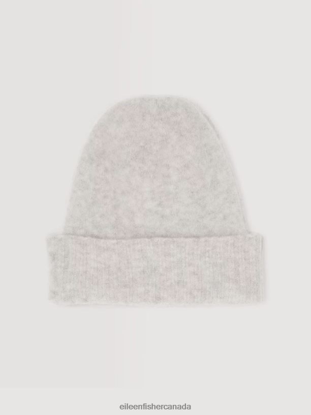 EILEEN FISHER Cashmere Silk Bliss Hat Women PEARL Accessories 024FN1126