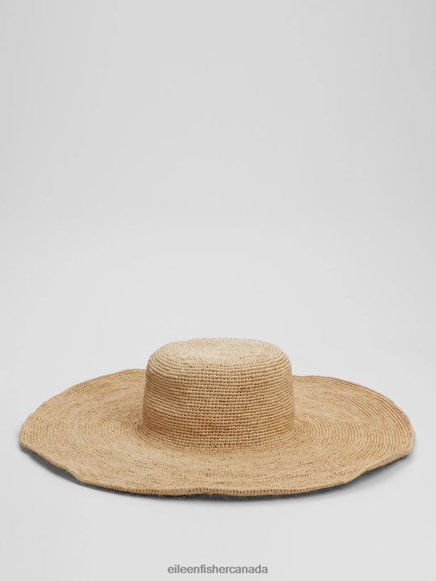 EILEEN FISHER Mar Y Sol Raffia Sun Hat Women NATURAL Accessories 024FN1131