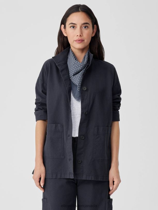 EILEEN FISHER Mini Print Cotton Bandana Women DUSK Accessories 024FN1093