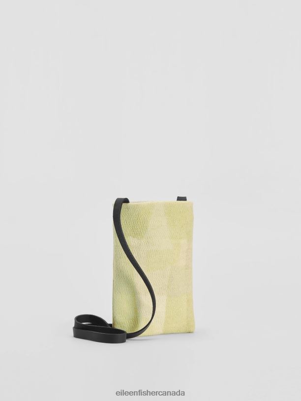 EILEEN FISHER Waste No More Felted Phone Pouch Women CITRUS Accessories 024FN1160