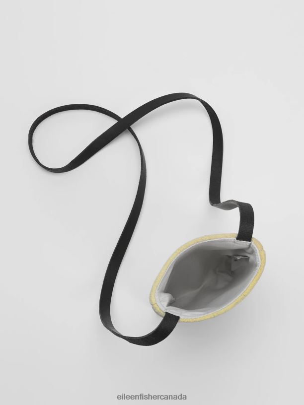 EILEEN FISHER Waste No More Felted Phone Pouch Women CITRUS Accessories 024FN1160