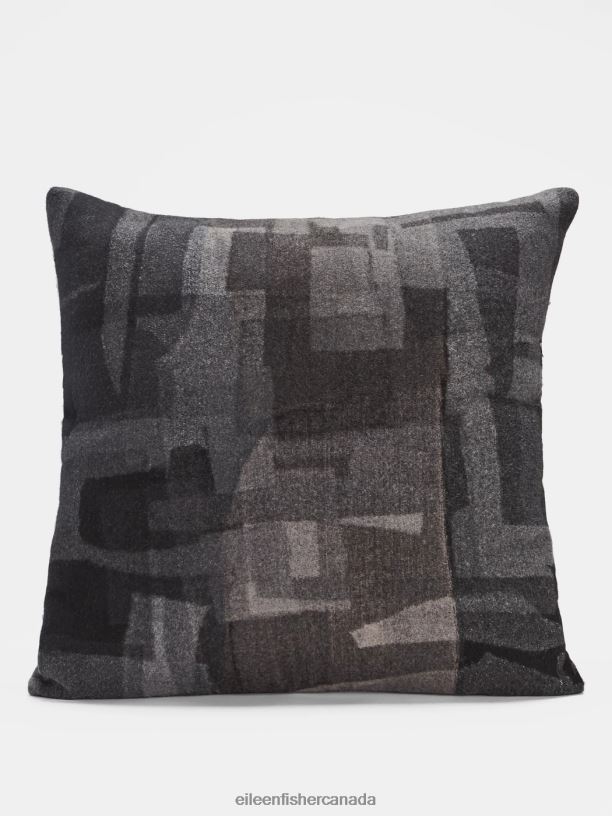 EILEEN FISHER Waste No More 24 x 24 Felted Pillow Women CHARCOAL Accessories 024FN1208