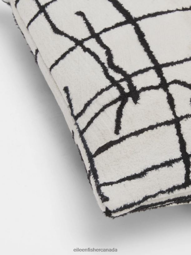 EILEEN FISHER Waste No More Felted Artisanal Pillow 11\" by 11\" Women NATURAL Accessories 024FN1202