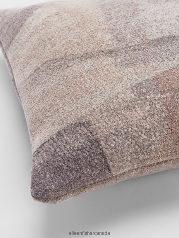 EILEEN FISHER Waste No More Felted Pillow 12\" by 20\" Women STONE Accessories 024FN1199