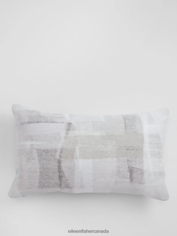 EILEEN FISHER Waste No More Felted Pillow 12" by 20" Women WHITE/ASH Accessories 024FN1198