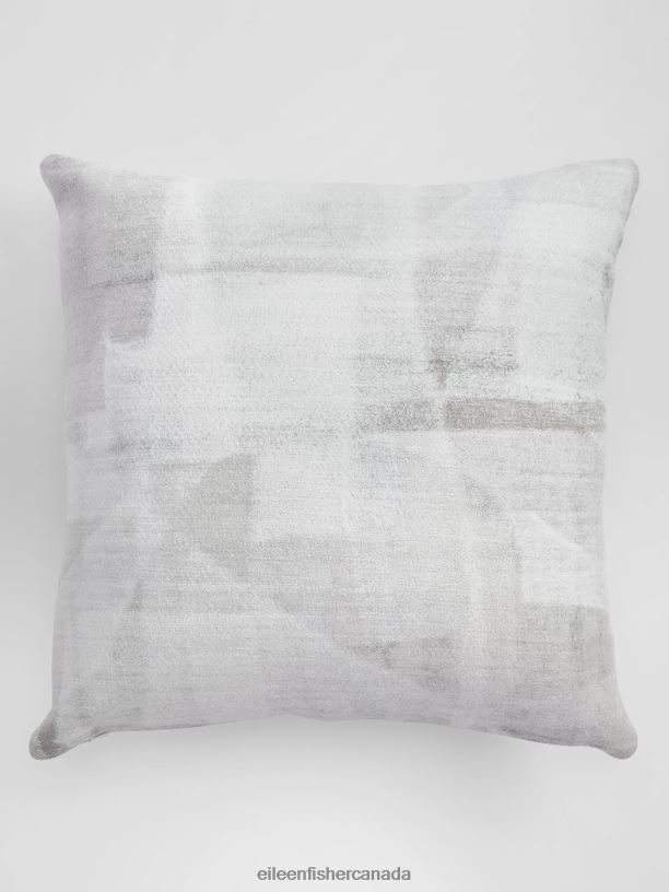 EILEEN FISHER Waste No More Felted Pillow 18" by 18" Women WHITE/ASH Accessories 024FN1204