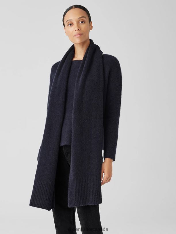 EILEEN FISHER Cashmere Silk Bliss Scarf Women NOCTURNE Accessories 024FN1113