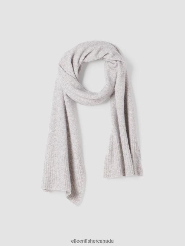 EILEEN FISHER Cashmere Silk Bliss Scarf Women PEARL Accessories 024FN1111