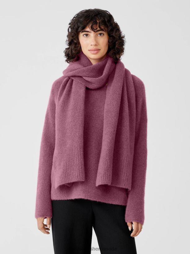 EILEEN FISHER Cashmere Silk Bliss Scarf Women TEA ROSE Accessories 024FN1114