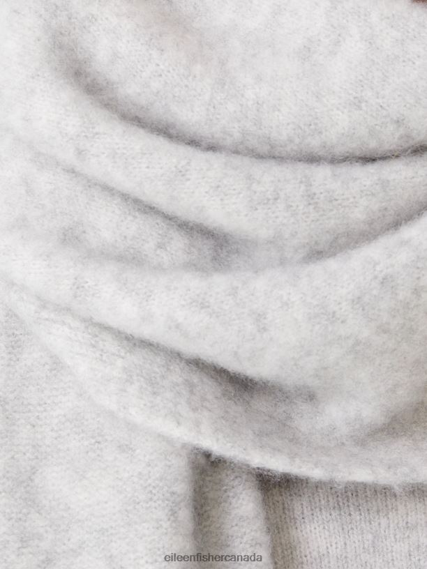 EILEEN FISHER Cashmere Silk Bliss Wrap Women PEARL Accessories 024FN1105