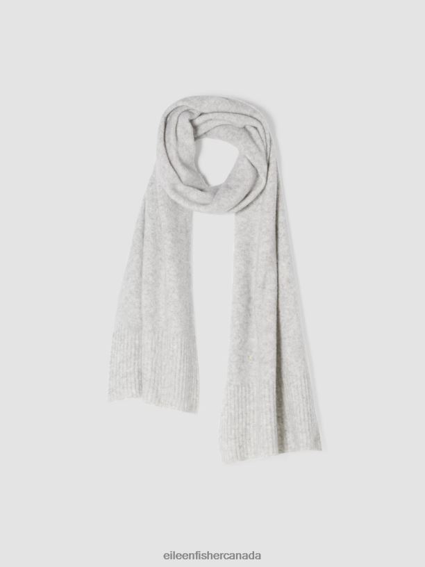 EILEEN FISHER Cashmere Silk Bliss Wrap Women PEARL Accessories 024FN1105