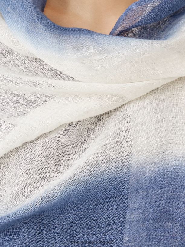 EILEEN FISHER Hand-Dyed Linen Scarf Women DUSK Accessories 024FN1092