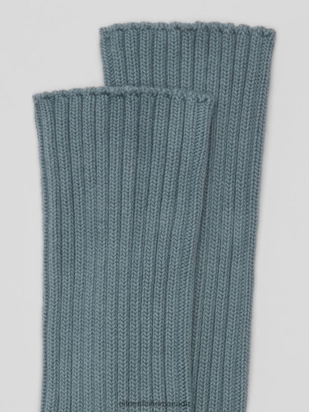 EILEEN FISHER Cotton Ribbed Trouser Sock Women NILE Accessories 024FN1177