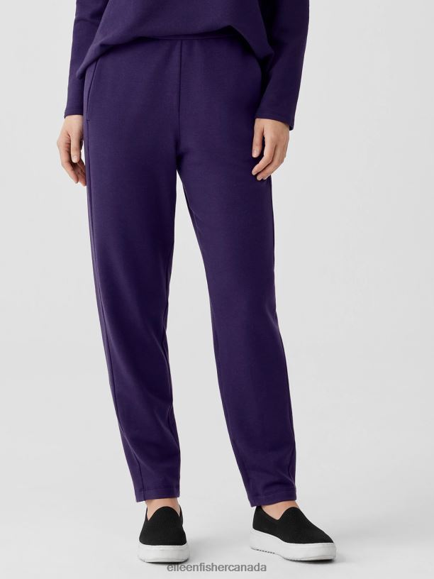 EILEEN FISHER Cozy Brushed Terry Hug Slouchy Pant Easy Fit Ankle Length Women VENUS Clothing 024FN687
