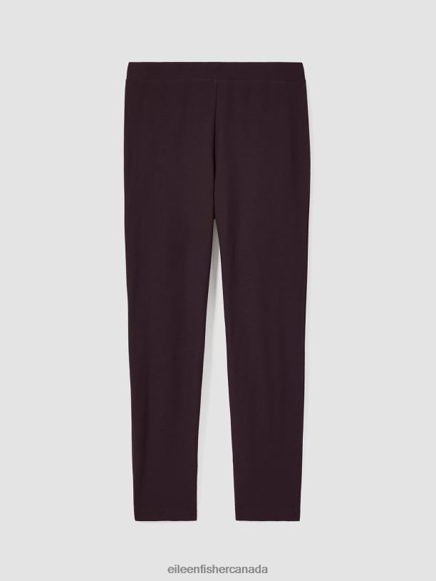 EILEEN FISHER Washable Stretch Crepe Pant Slim Fit Ankle Length Women CASSIS Clothing 024FN587