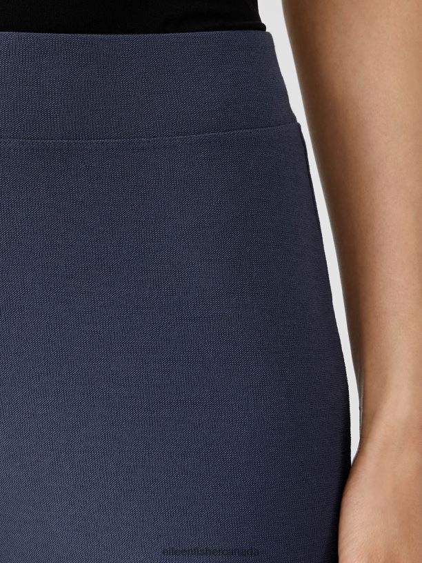 EILEEN FISHER Washable Stretch Crepe Pant Slim Fit Ankle Length Women CASSIS Clothing 024FN740