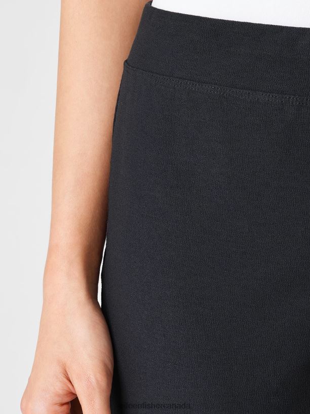 EILEEN FISHER Washable Stretch Crepe Pant Slim Fit Ankle Length Women GRAPHITE Clothing 024FN582