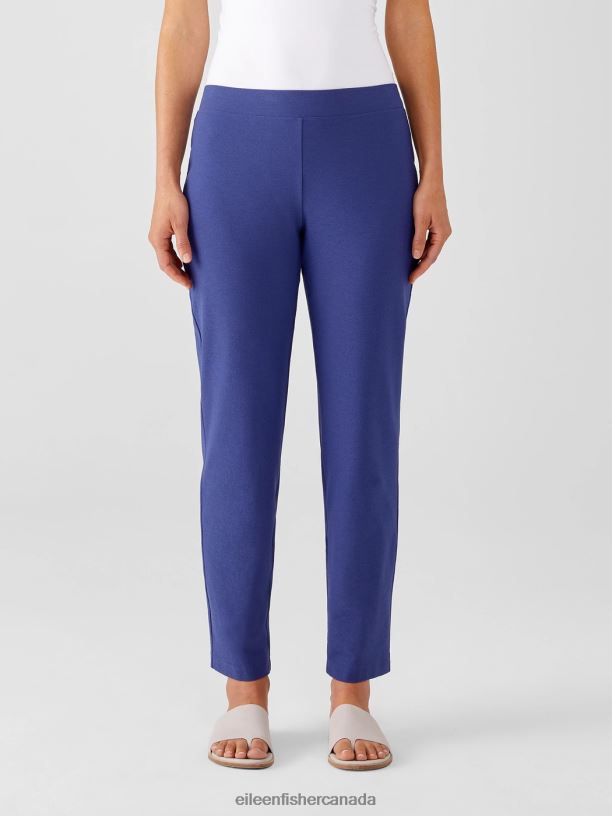 EILEEN FISHER Washable Stretch Crepe Pant Slim Fit Ankle Length Women IRIS Clothing 024FN697