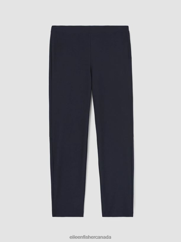 EILEEN FISHER Washable Stretch Crepe Pant Slim Fit Ankle Length Women NOCTURNE Clothing 024FN588