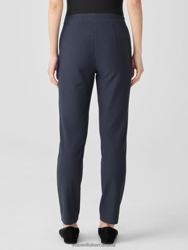 EILEEN FISHER Washable Stretch Crepe Pant Slim Fit Ankle Length Women OCEAN Clothing 024FN581