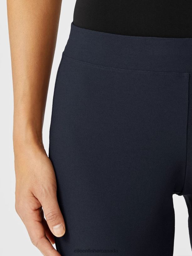 EILEEN FISHER Washable Stretch Crepe Pant Slim Fit Ankle Length Women OCEAN Clothing 024FN698