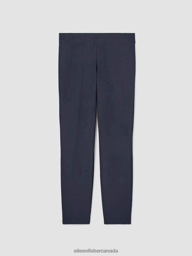 EILEEN FISHER Washable Stretch Crepe Pant Slim Fit Ankle Length Women OCEAN Clothing 024FN698