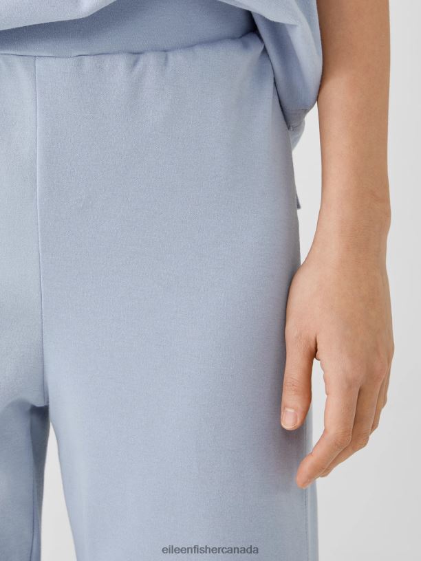 EILEEN FISHER Cozy Organic Cotton Interlock Lantern Pant Easy Fit Ankle Length Women DELPHINE Clothing 024FN946