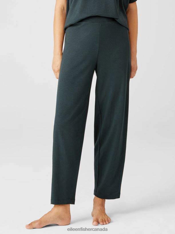 EILEEN FISHER Cozy Organic Cotton Interlock Lantern Pant Easy Fit Ankle Length Women IVY Clothing 024FN951