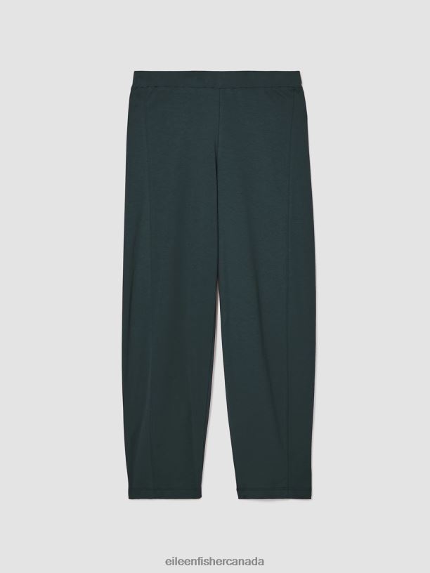 EILEEN FISHER Cozy Organic Cotton Interlock Lantern Pant Easy Fit Ankle Length Women IVY Clothing 024FN951