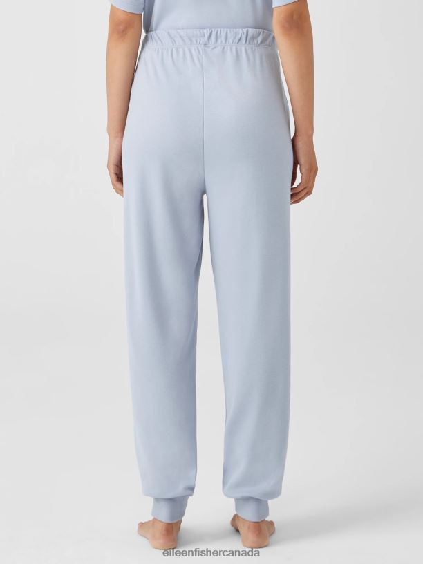 EILEEN FISHER Organic Cotton InterlockJogger Sleep Pant Easy Fit Ankle Length Women DELPHINE Clothing 024FN911