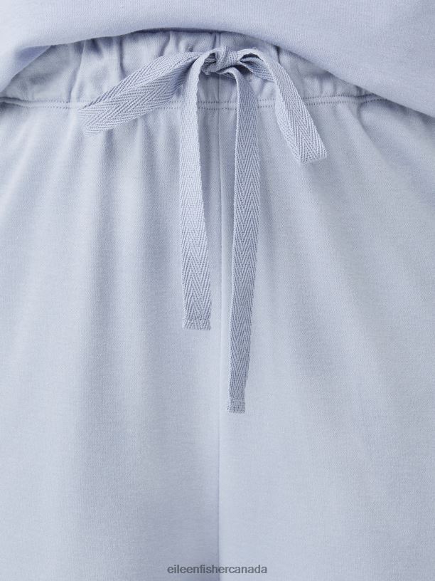 EILEEN FISHER Organic Cotton InterlockJogger Sleep Pant Easy Fit Ankle Length Women DELPHINE Clothing 024FN911