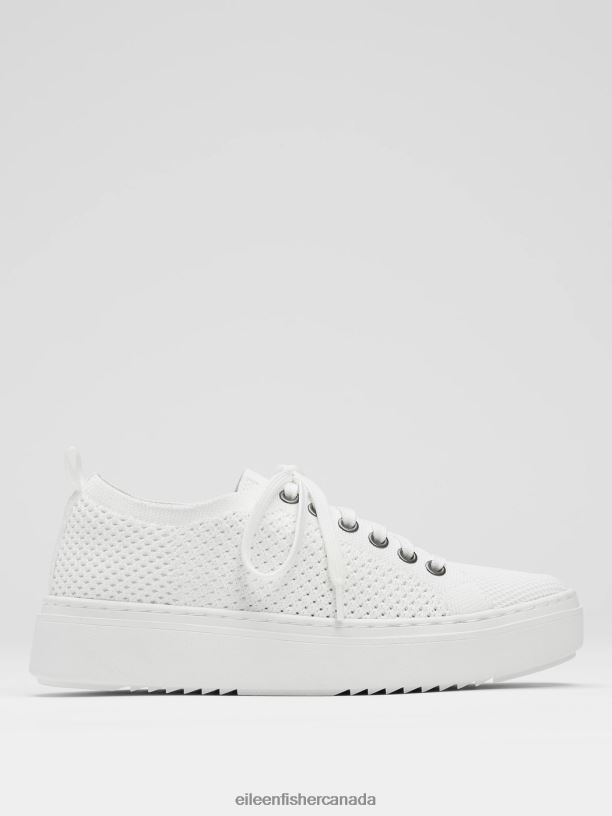 EILEEN FISHER Peris Recycled Stretch Knit Wedge Sneaker Women BLACK Shoes 024FN1064